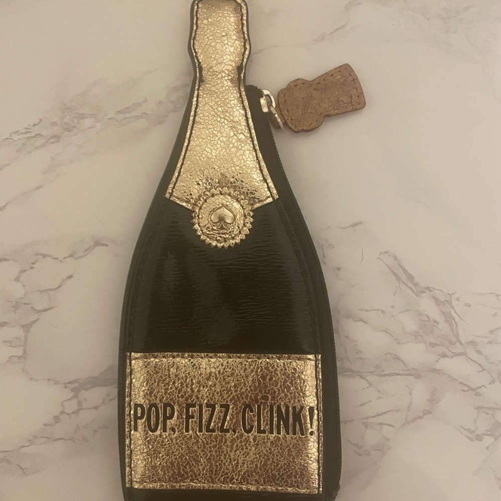 Kate Spade champagne coin purse